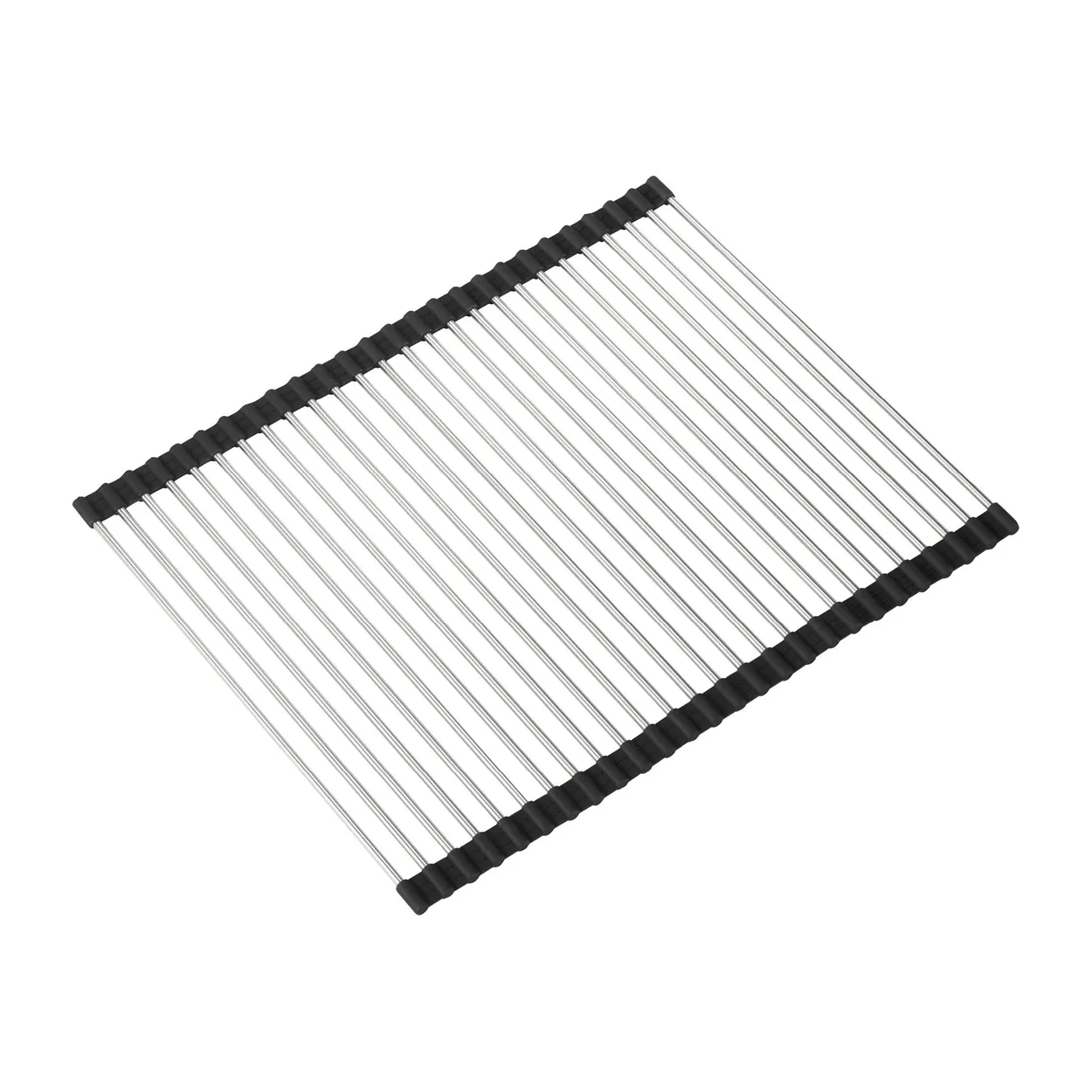 Dorre Dina oppvaskstativ sammenrullbart rustfritt stål 37 x 46 cm