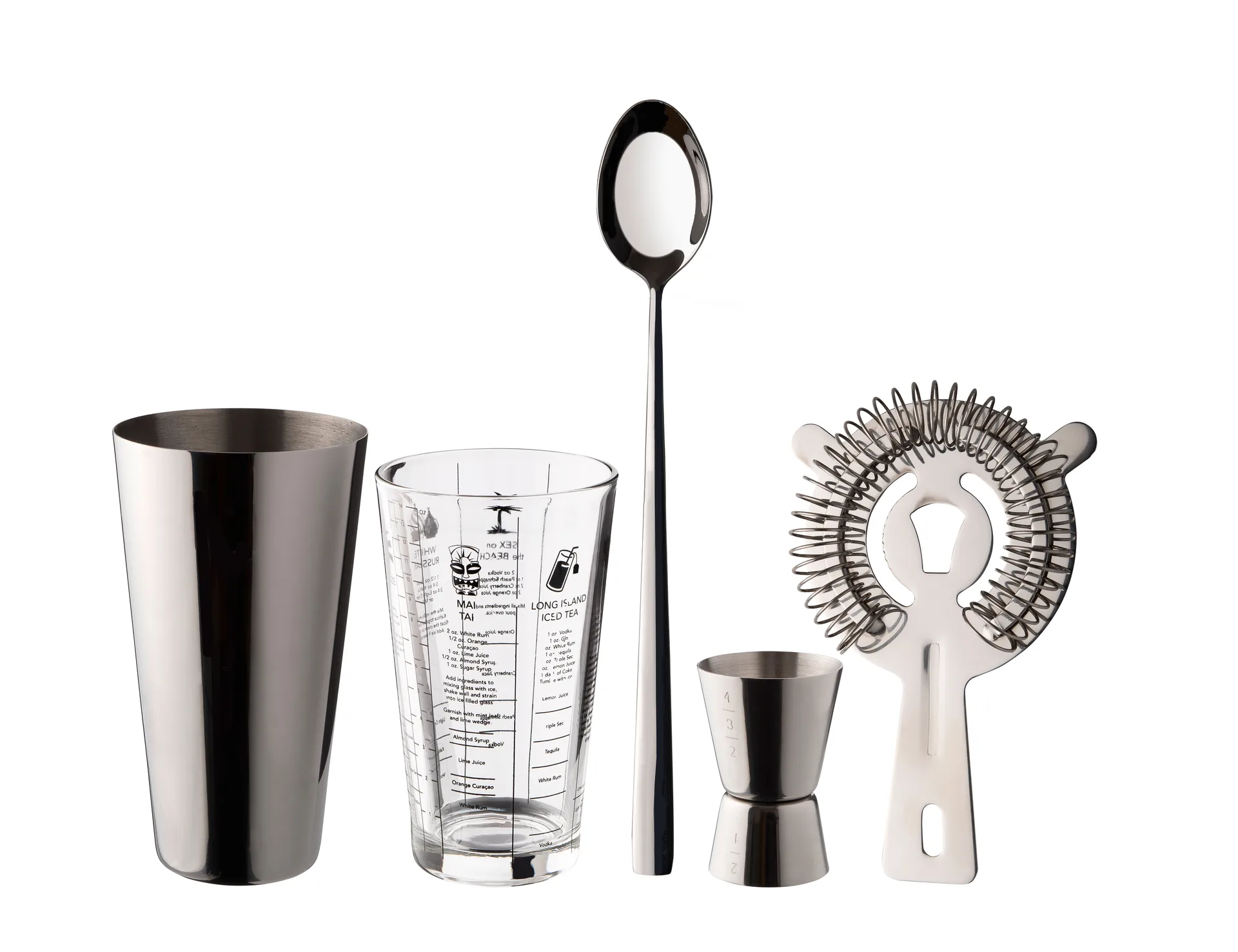 Dolan Barsett 5 deler, Rustfritt stål Dorre