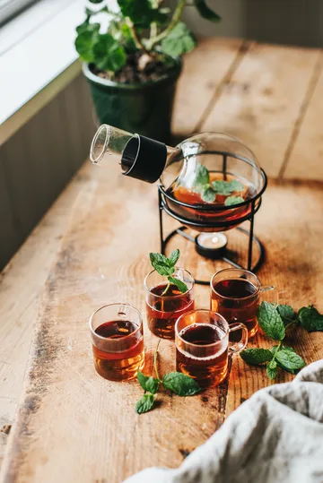 Glora Gløggkolbe glass 1,3 L - Svart - Dorre