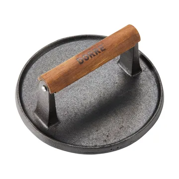 Hally hamburgerpresse Ø17,7 cm - Støpejern-akasie - Dorre