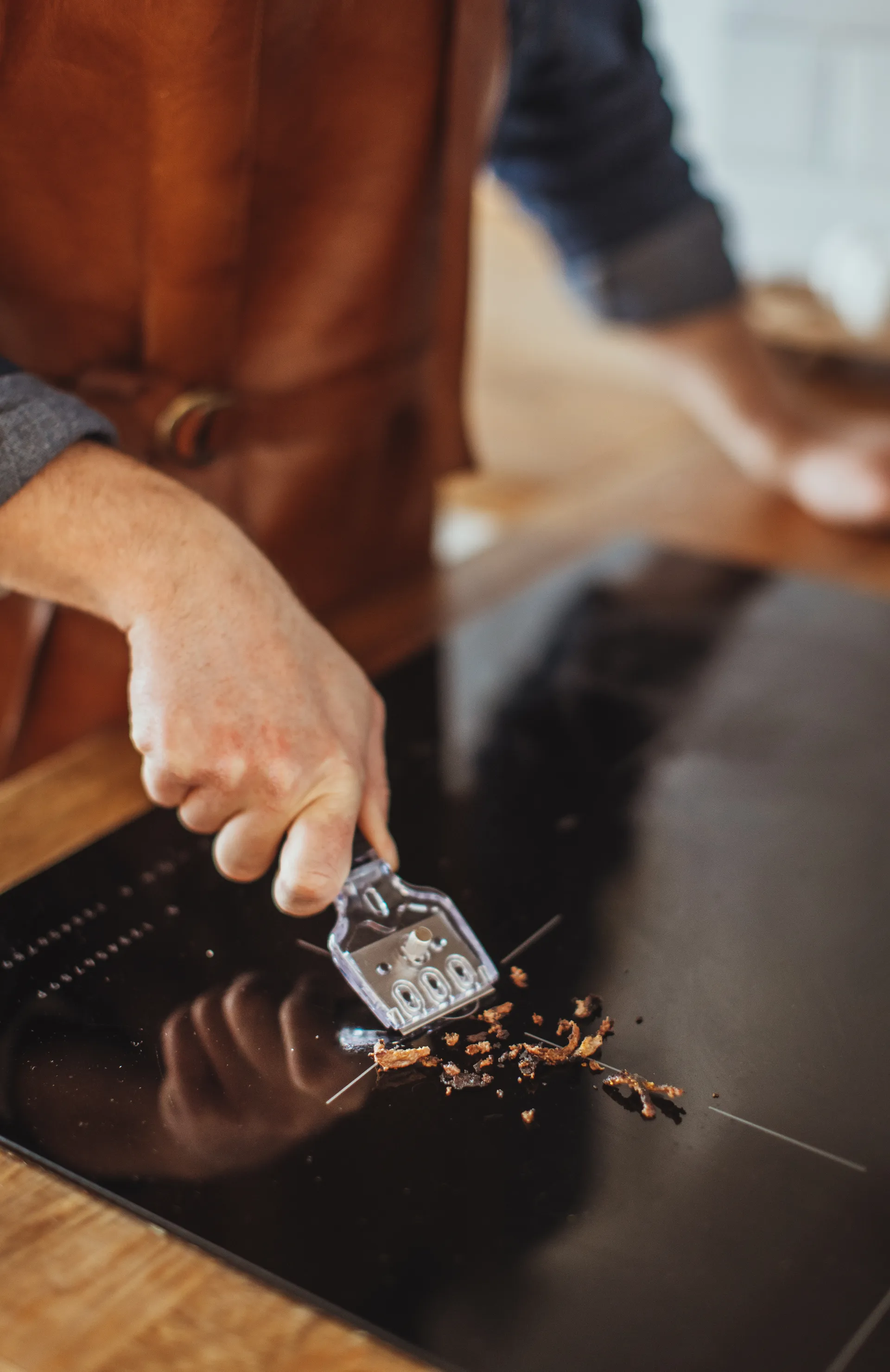 Hema platetopp-skrape svart 5 ekstra blader, 16x5,4x1,8 cm Dorre