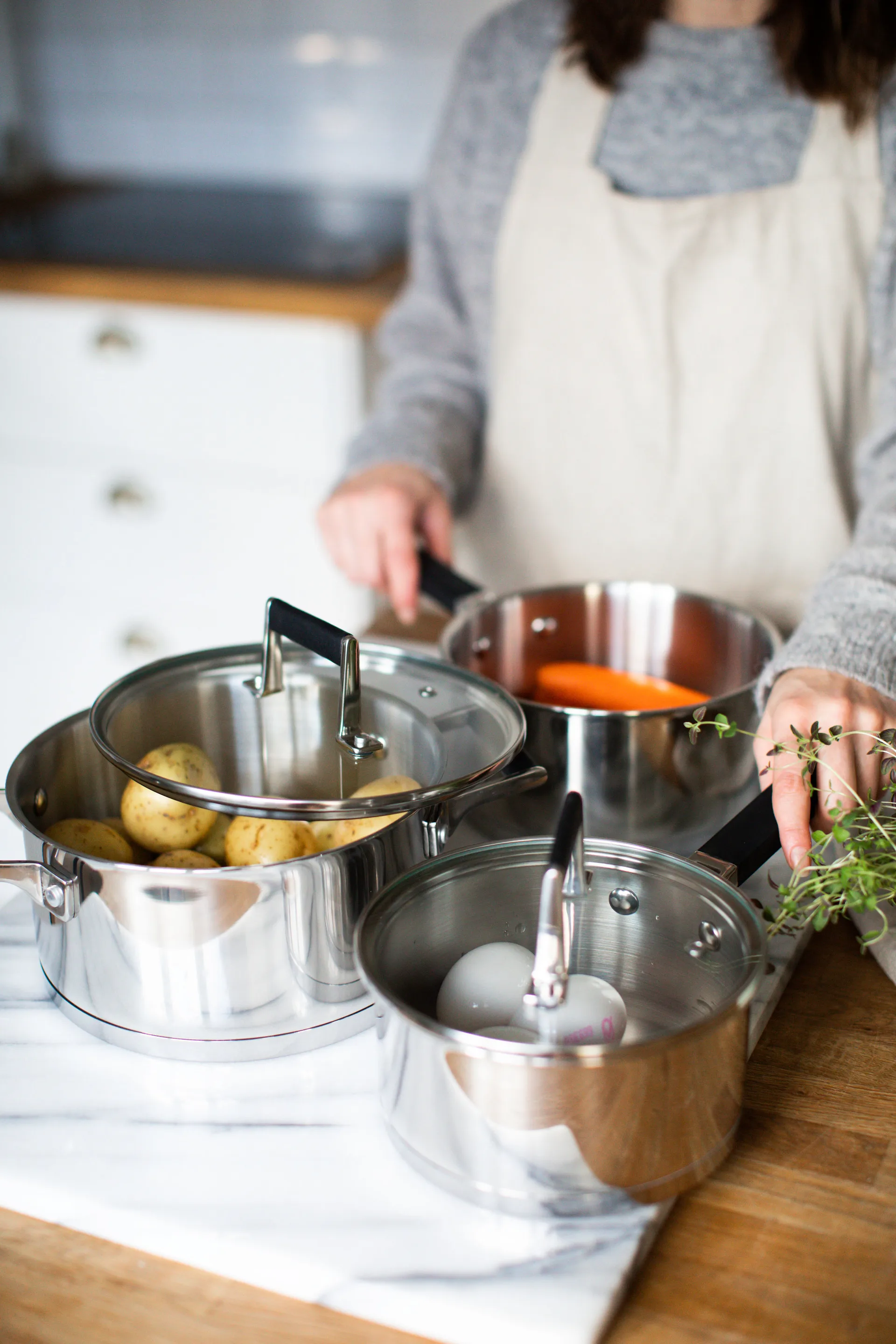 Kaci kasserollesett 6 deler , Rustfritt stål Dorre