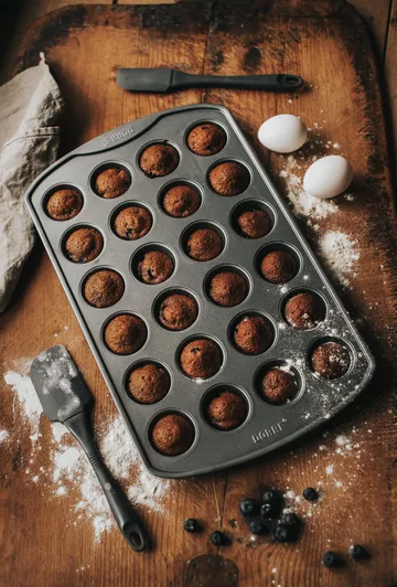 Karabo muffinsform kullstål 24 former - 42,5×26×2,8 cm - Dorre