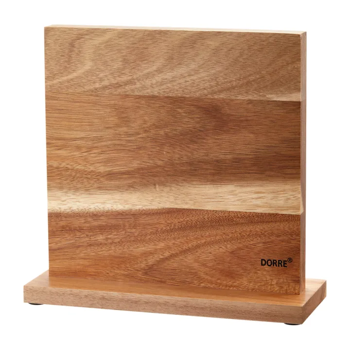 Kaya knivstativ 22x22 cm - Akasie - Dorre