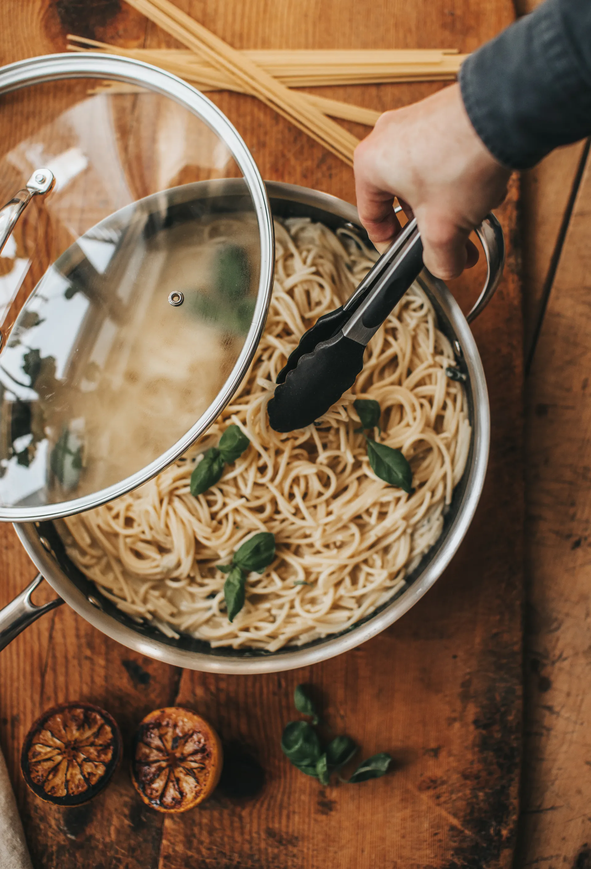 Kiah kjøkkenstang svart silikondeksel, Rustfritt stål Dorre