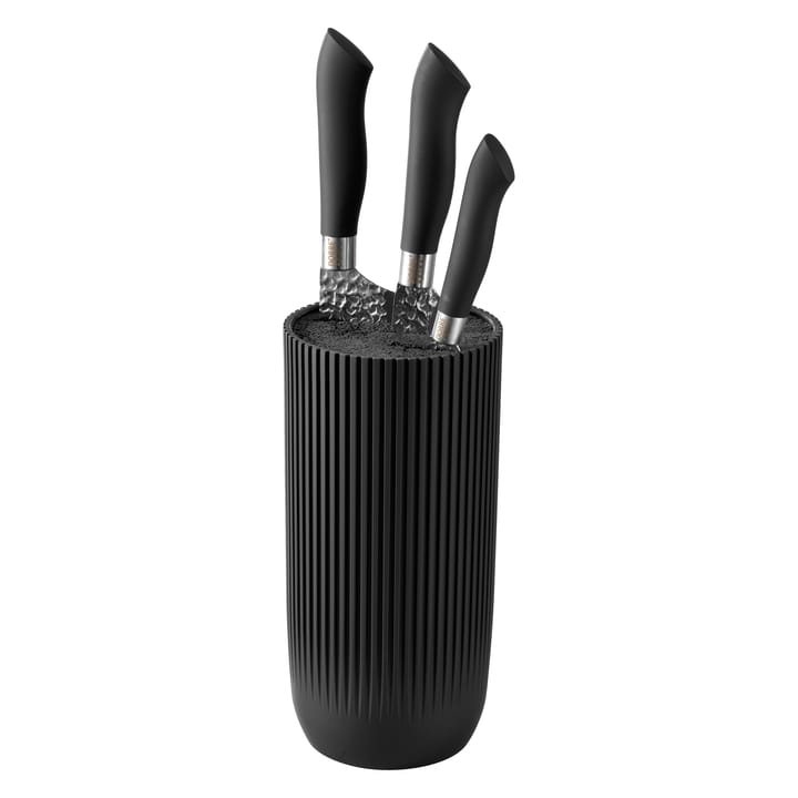 Kiki knivblokk 24 cm, Svart Dorre