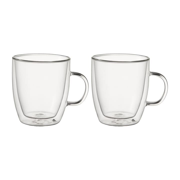 Kirk kaffekopp med doble vegger 24 cl 2-pakning - Glass - Dorre