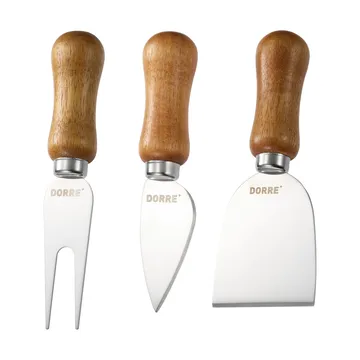 Olva osteknivsett - Akasietre, rustfritt stål, 3 deler, 13 cm - Dorre
