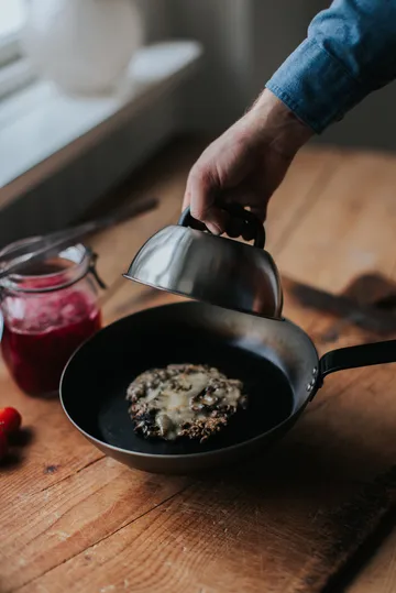 Sarika smashburger-set - Rustfritt stål, 3 deler - Dorre