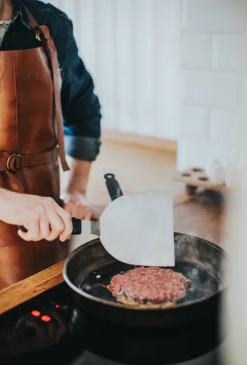 Sasha stekespade rustfritt stål - Svart-XL - Dorre