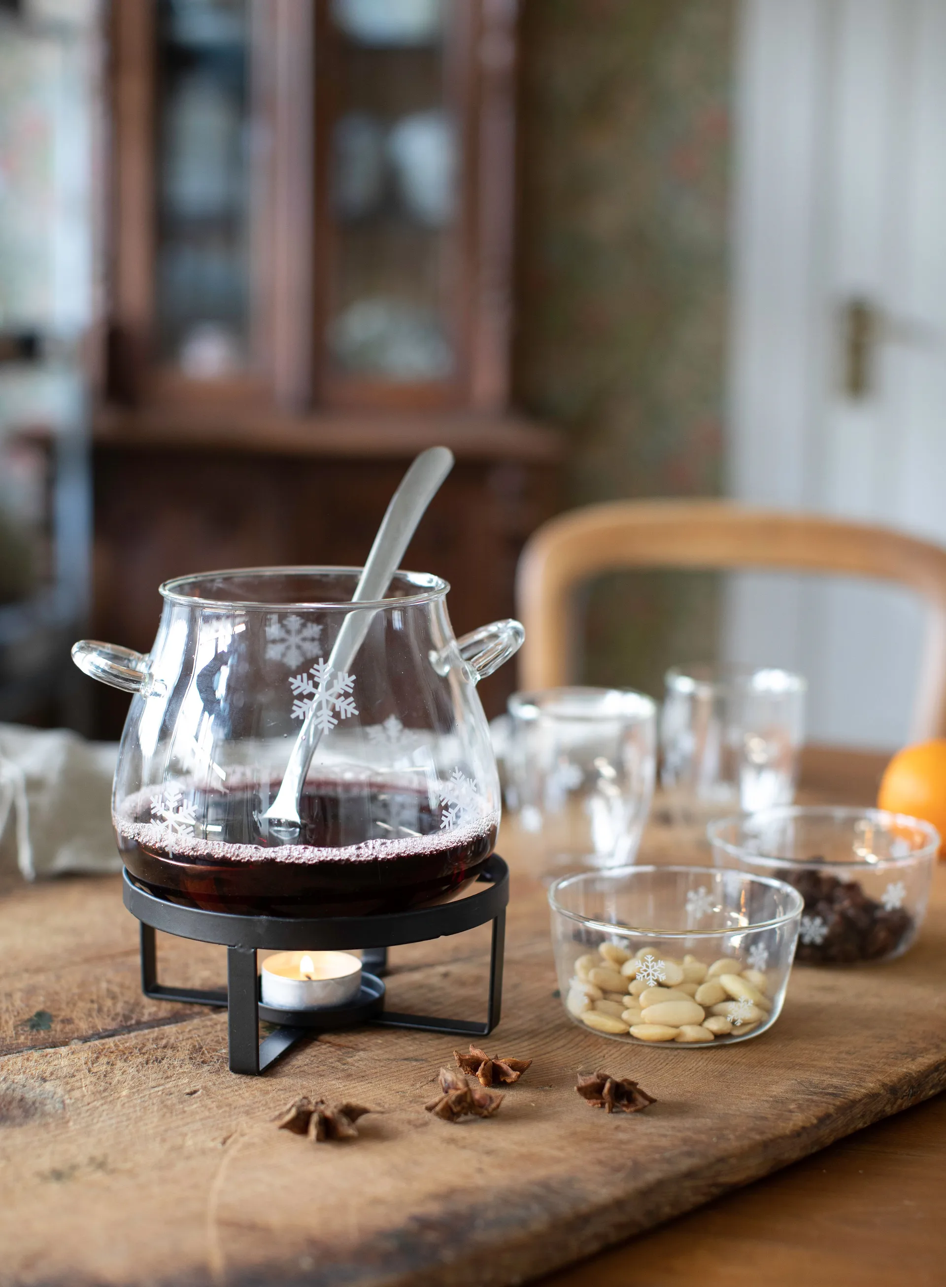 Snøstjerne skål Ø10 cm 2-pakning, Glass Dorre