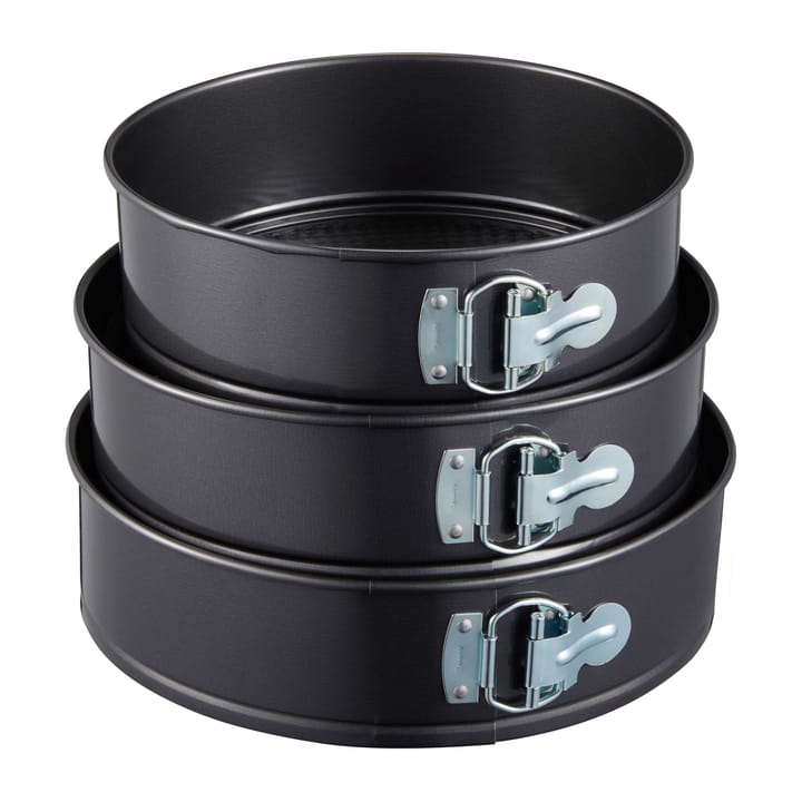 Solie springformer 3-pakning - Sort - Dorre