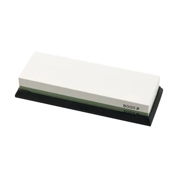 Suri slipestein gummibase 18x6x3 cm - 3000/8000 grit - Dorre