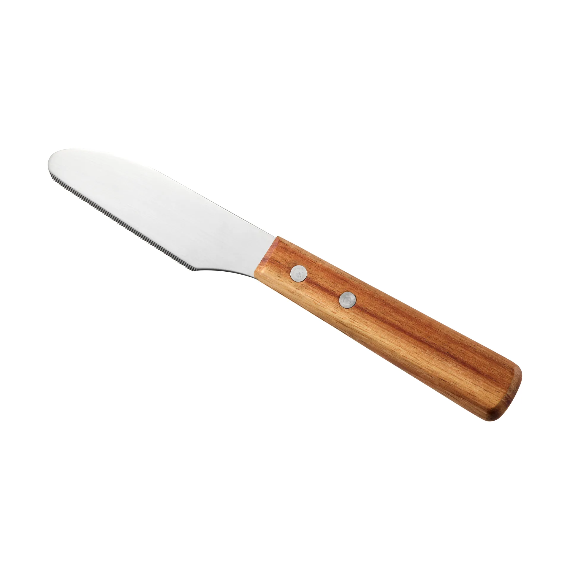 Sylvia smørkniv, Rustfritt stål, treskaft, 22 cm Dorre
