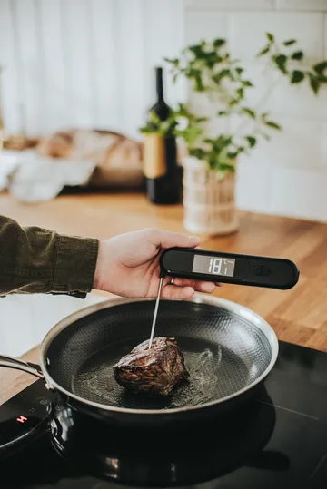 Trina Termometer 2-i-1 pinne og termometer - Svart - Dorre