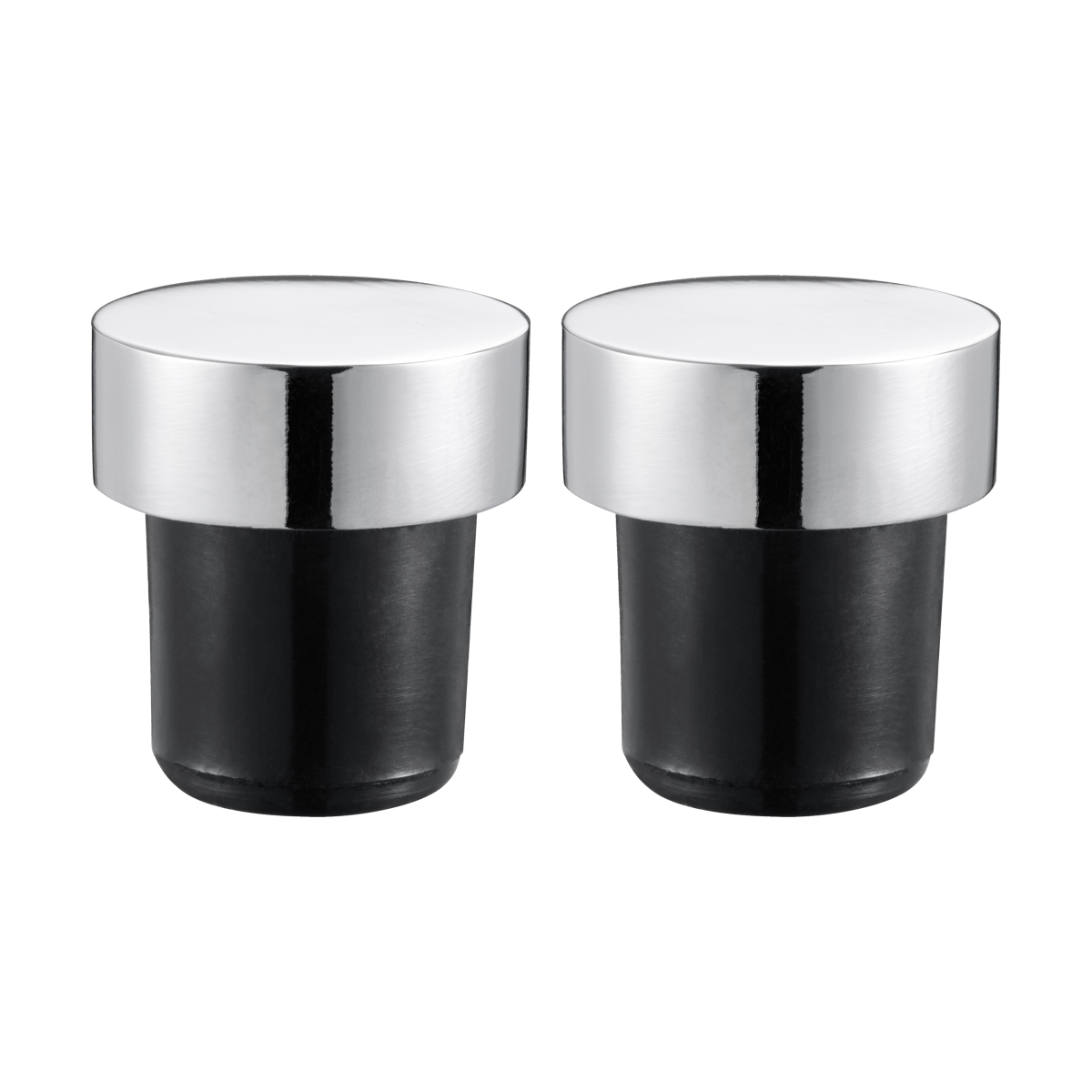 Dorre Valli vinforsegler 2-pakning 3 cm Krom
