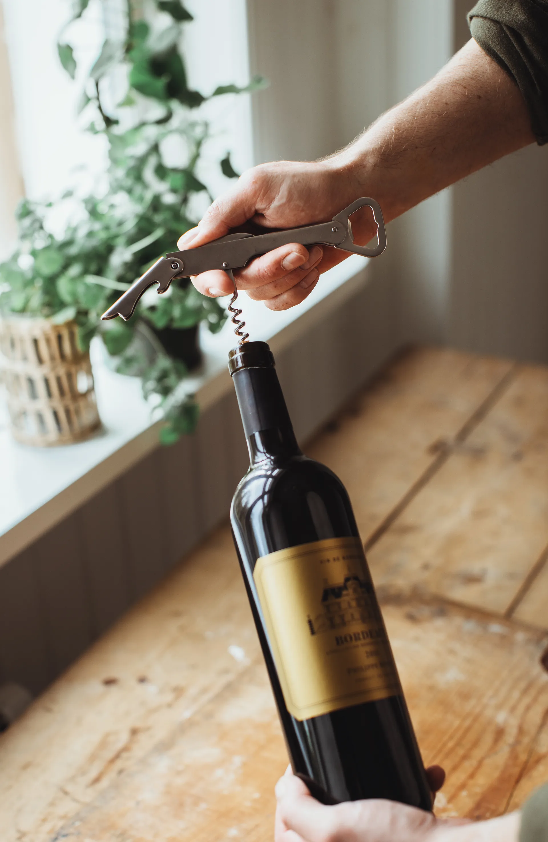 Varda Vin- og kapselåpner 14,5 cm, Rustfritt stål Dorre