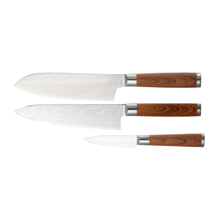 Yari knivsett 3 kniver - Rustfritt stål - Dorre