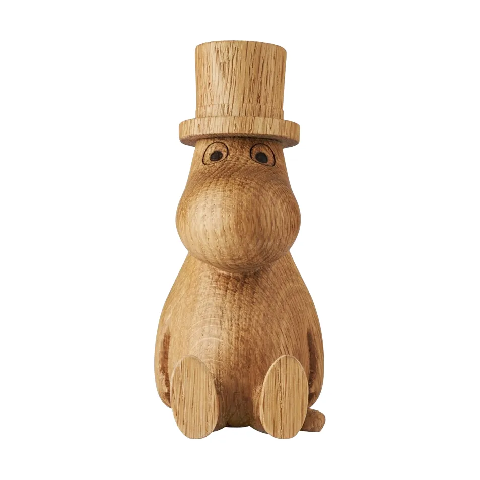 Mummi tredekorasjon Mummipappa 11 cm, EIK (FSC) Dsignhouse x Moomin