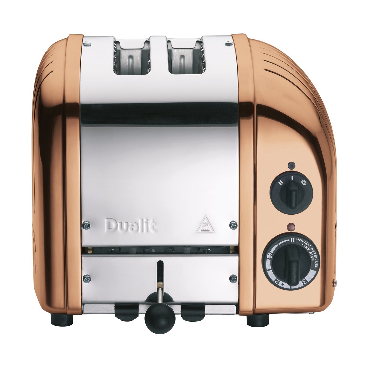 Dualit Brdrister Classic 2 Skiver Kobber | Skandinavisk Design | Gullfarge
