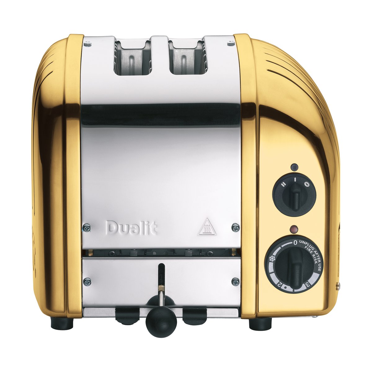 Dualit Brdrister Classic 2 Skiver Messing | Skandinavisk Design | Gullfarge