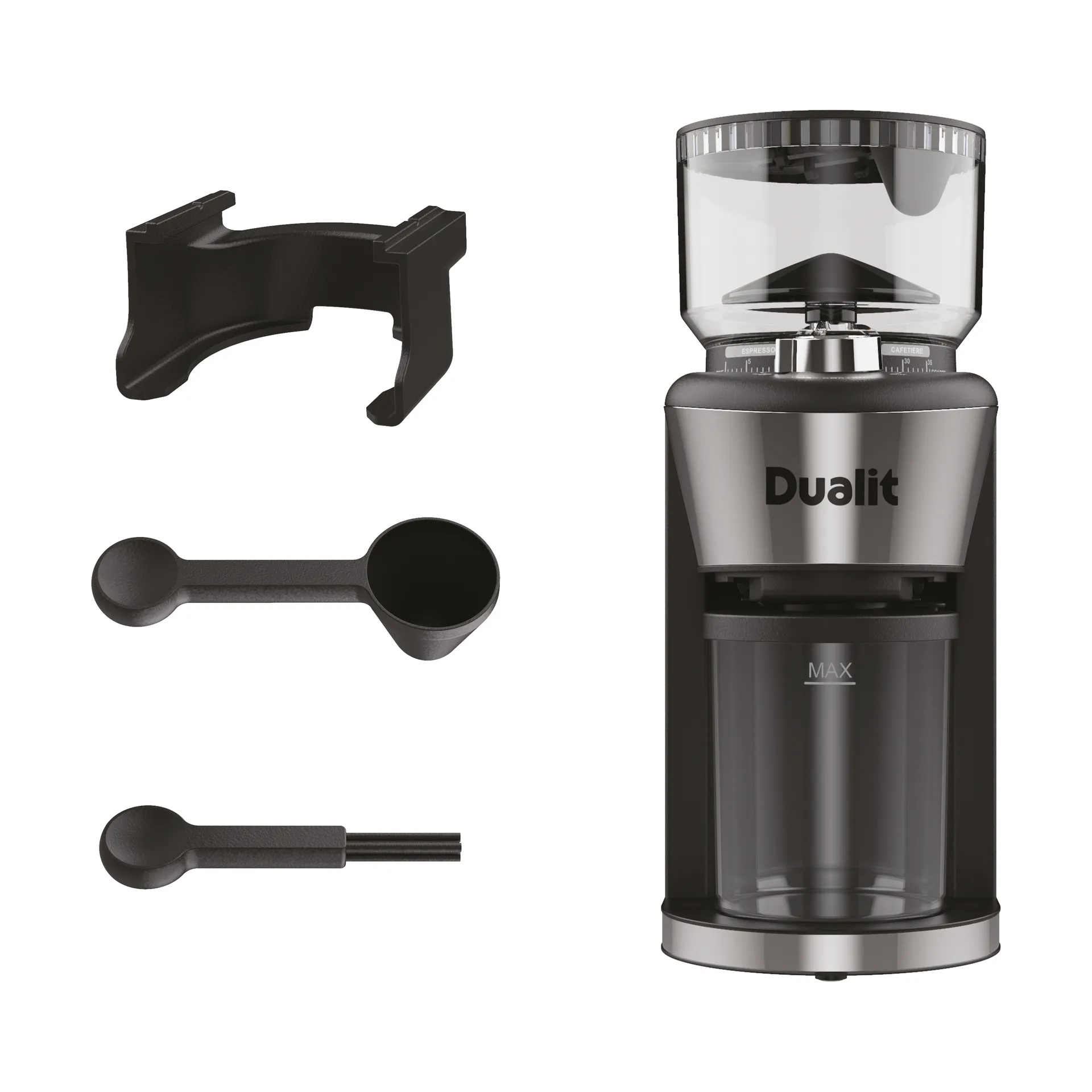 Dualit kaffekvern 31 cm, Svart Dualit