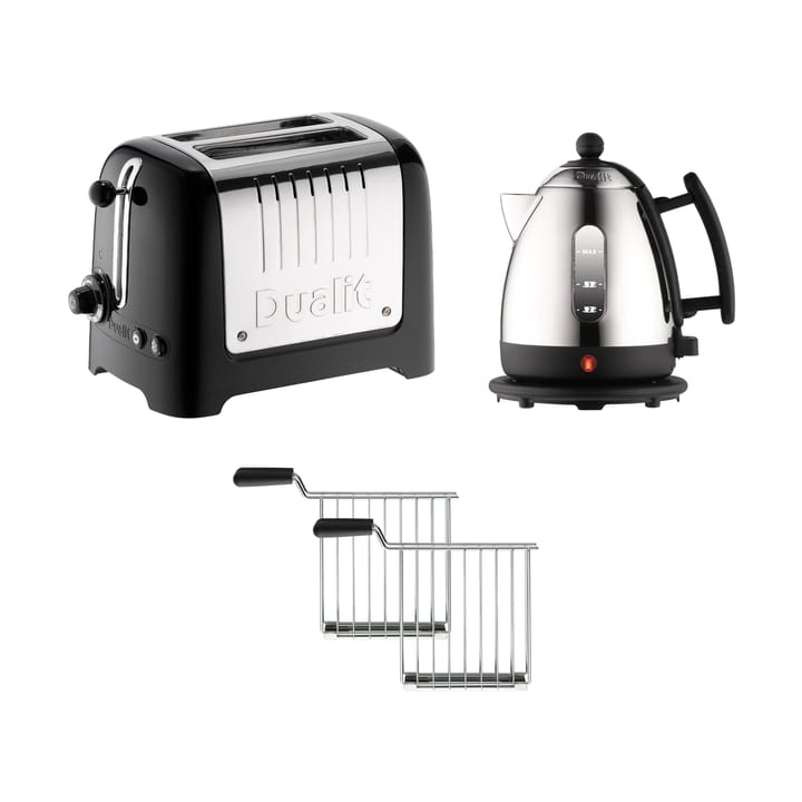 Dualit Lite vannkoker og brødrister 2 deler - Svart - Dualit