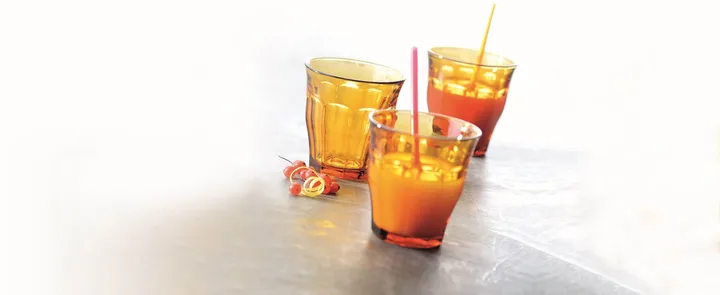 Picardie drikkeglass - Amber, 6-pakning, 25 cl - Duralex