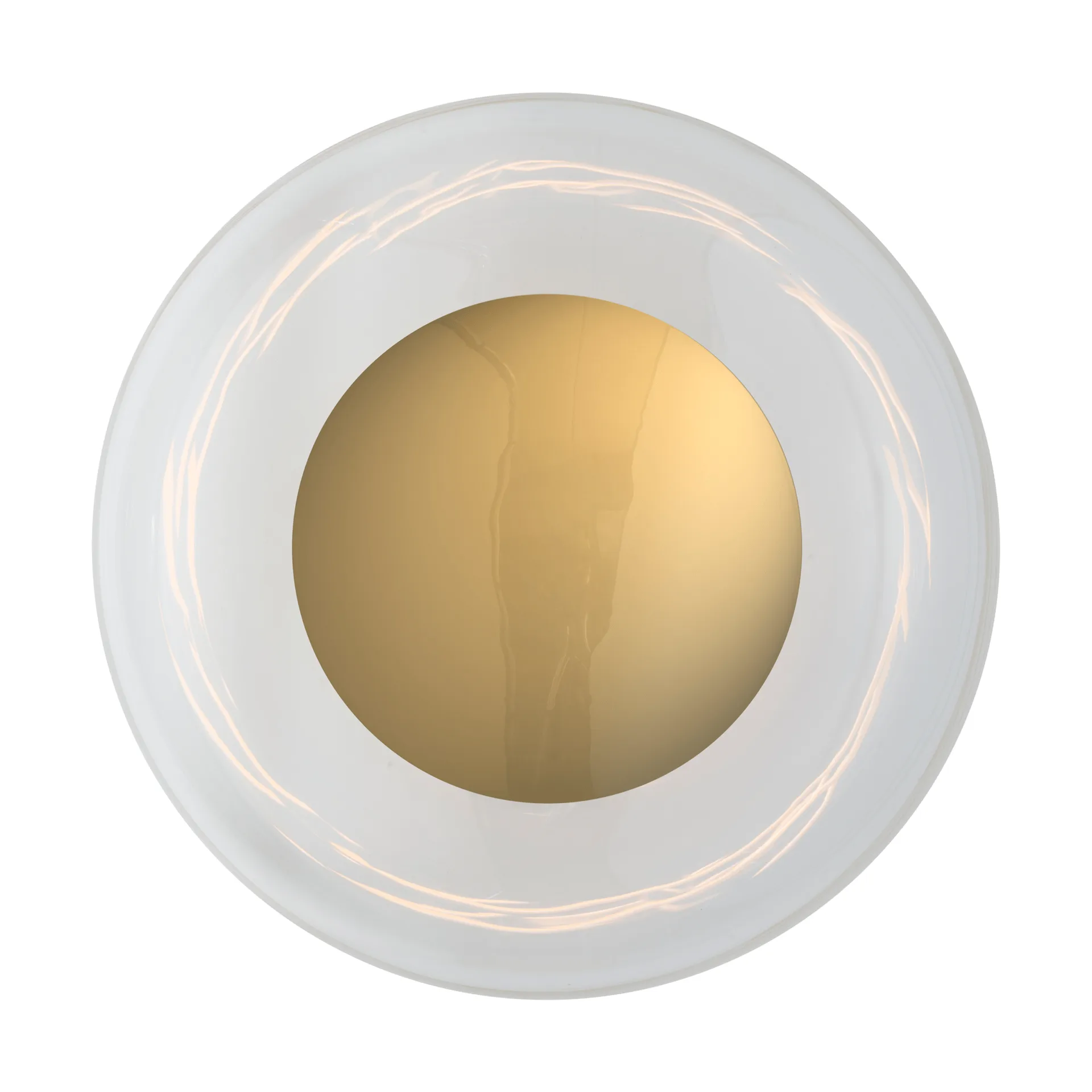 Horizon surface vegglampe, Clear, Ø36 cm EBB & FLOW