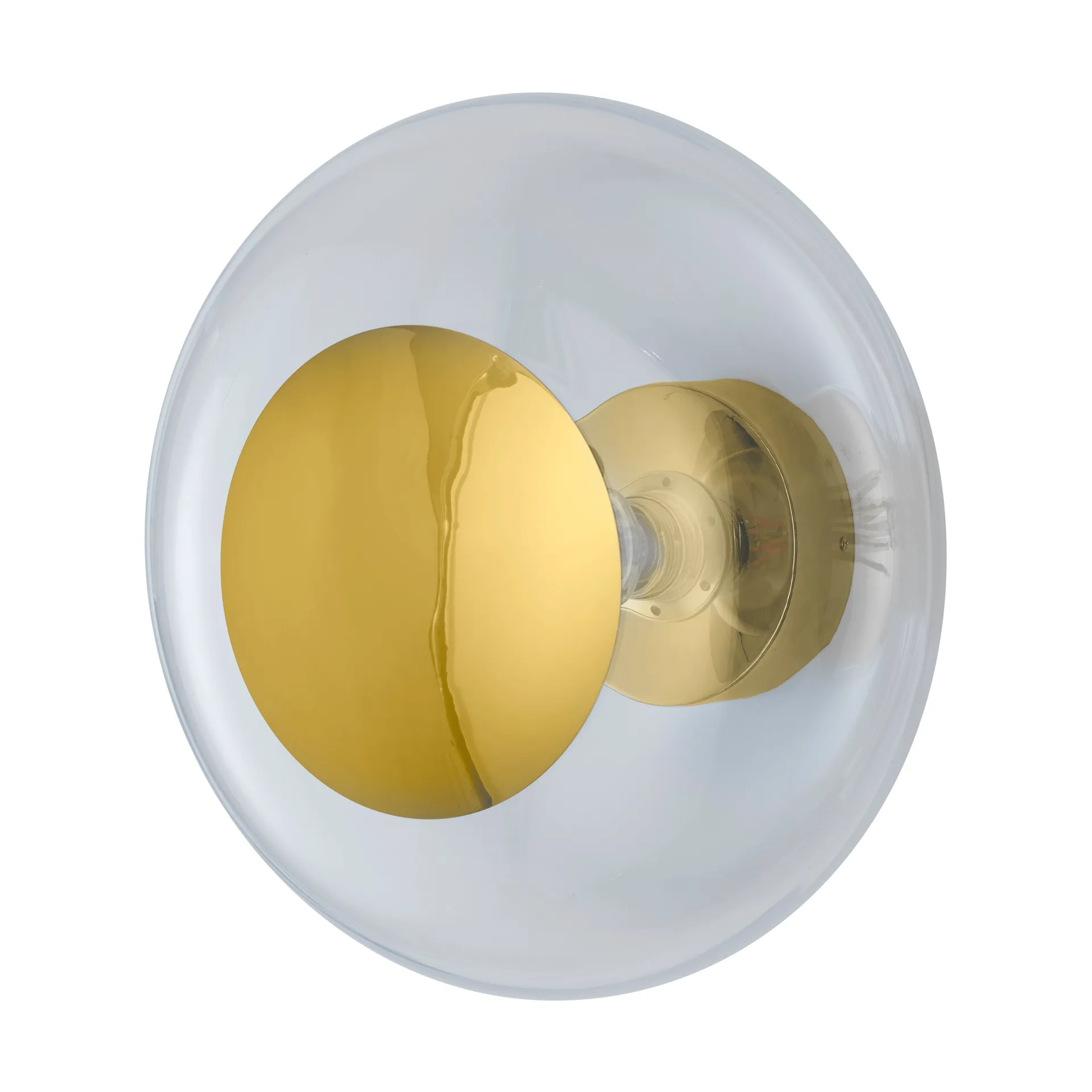 Horizon surface vegglampe, Clear, Ø36 cm EBB & FLOW