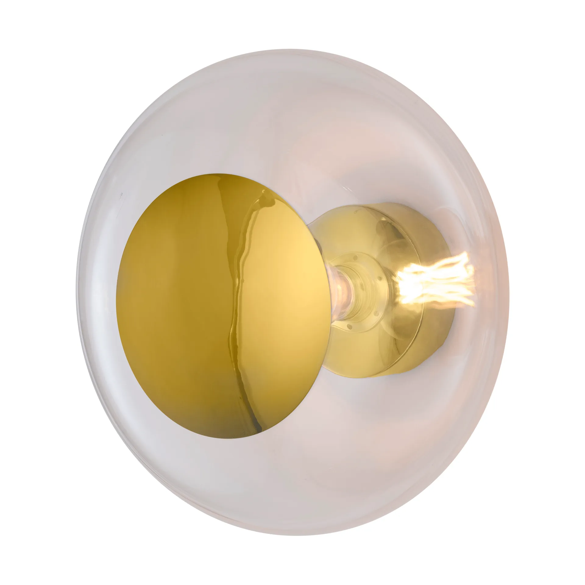 Horizon surface vegglampe, Clear, Ø36 cm EBB & FLOW