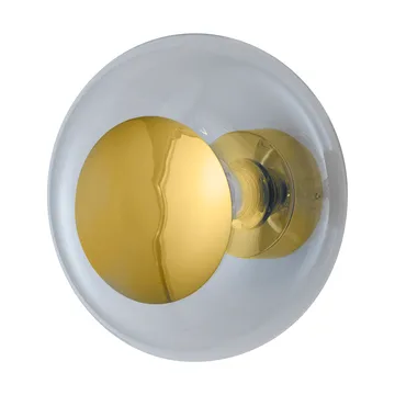 Horizon surface vegglampe - Clear-shiny gold, Ø29 cm - EBB & FLOW