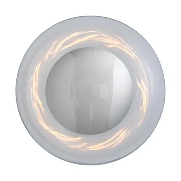Horizon surface vegglampe - Clear-silver, Ø29 cm - EBB & FLOW