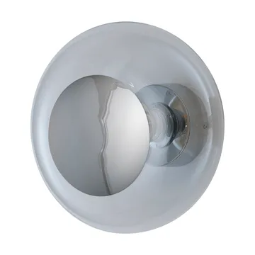 Horizon surface vegglampe - Clear-silver, Ø29 cm - EBB & FLOW