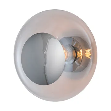 Horizon surface vegglampe - Clear-silver, Ø29 cm - EBB & FLOW