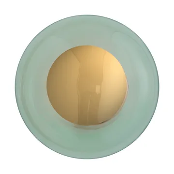 Horizon surface vegglampe - Forest green, Ø21 cm - EBB & FLOW