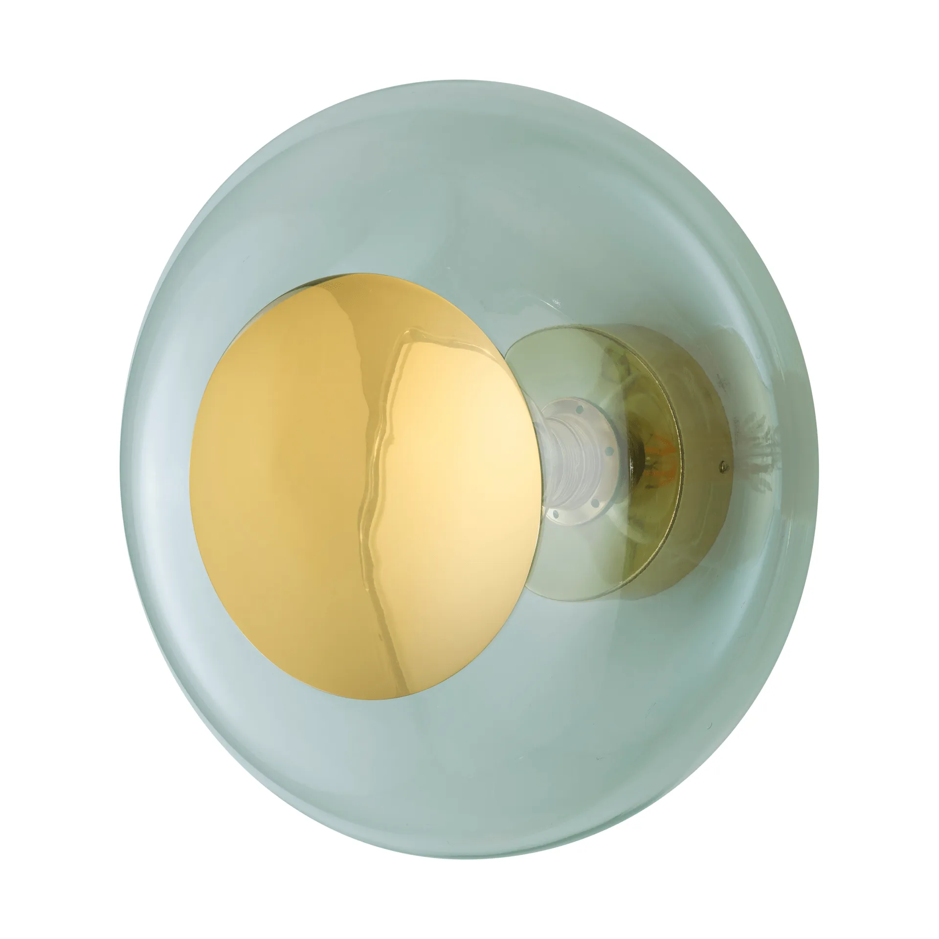 Horizon surface vegglampe, Forest green, Ø36 cm EBB & FLOW
