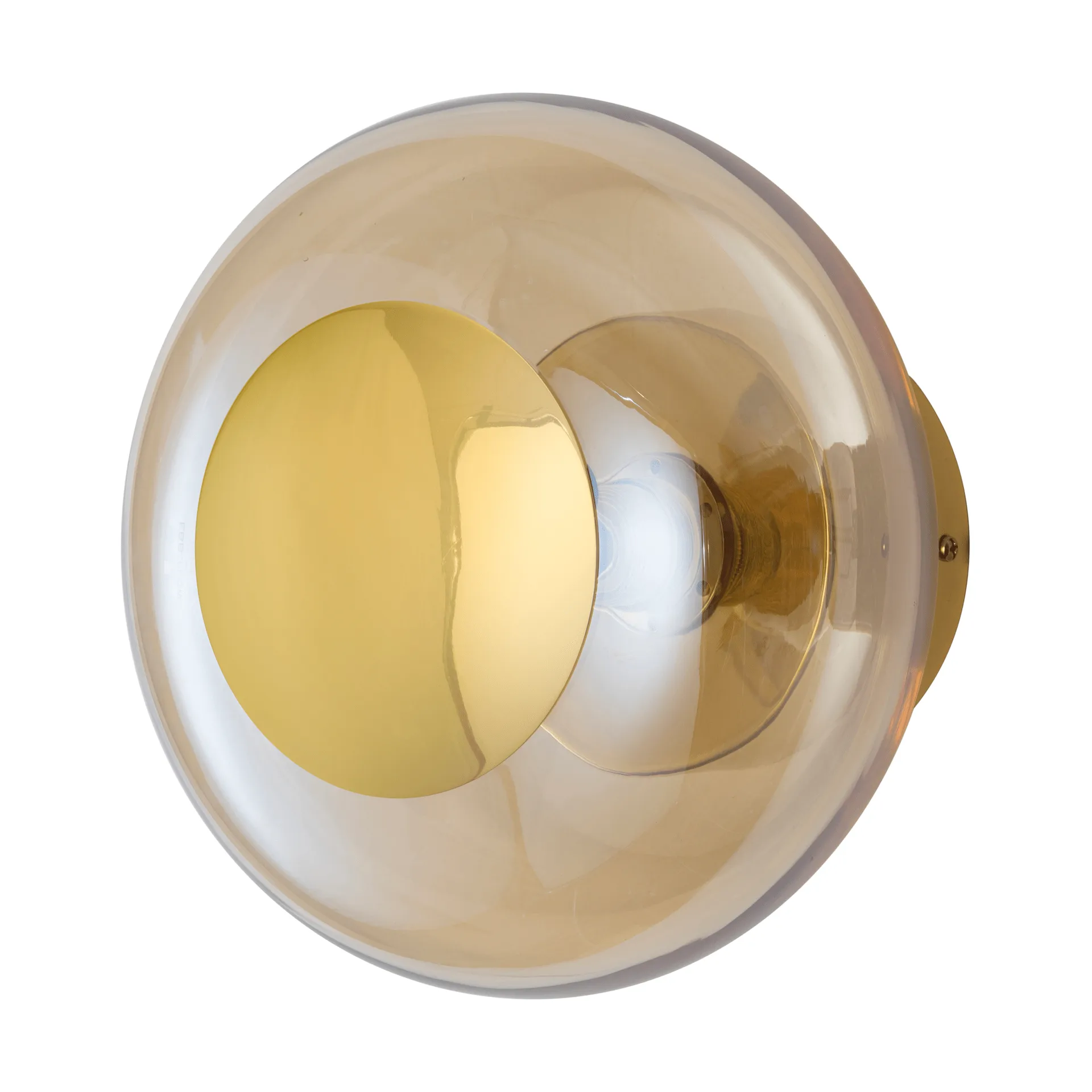 Horizon surface vegglampe, Golden smoke, Ø21 cm EBB & FLOW