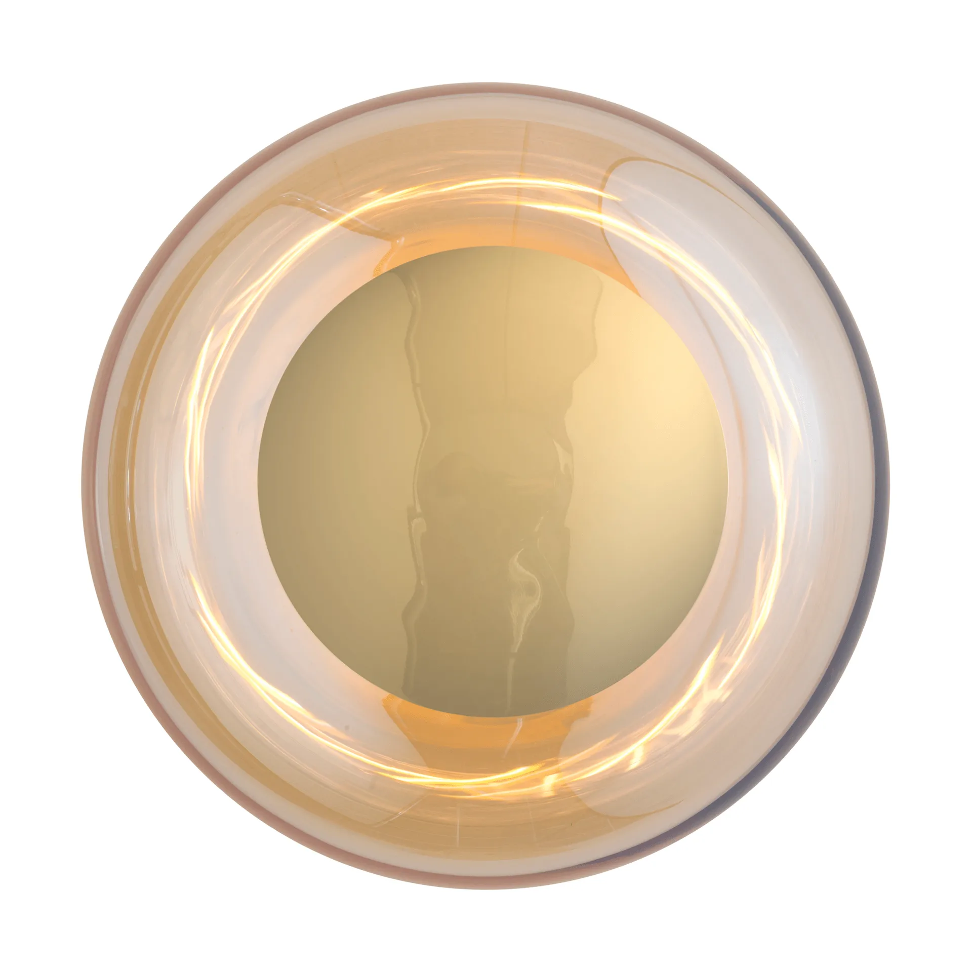 Horizon surface vegglampe, Golden smoke, Ø29 cm EBB & FLOW