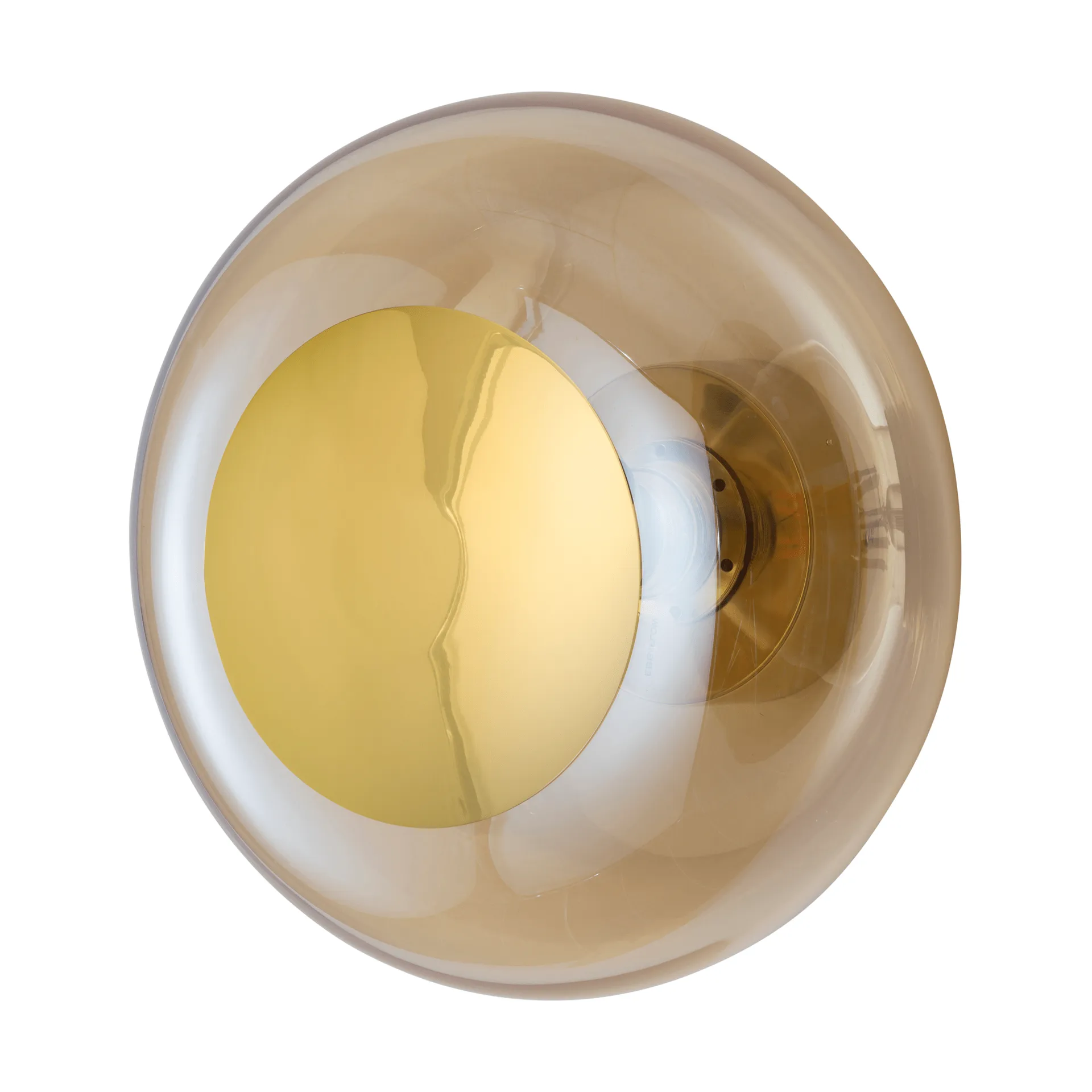 Horizon surface vegglampe, Golden smoke, Ø29 cm EBB & FLOW