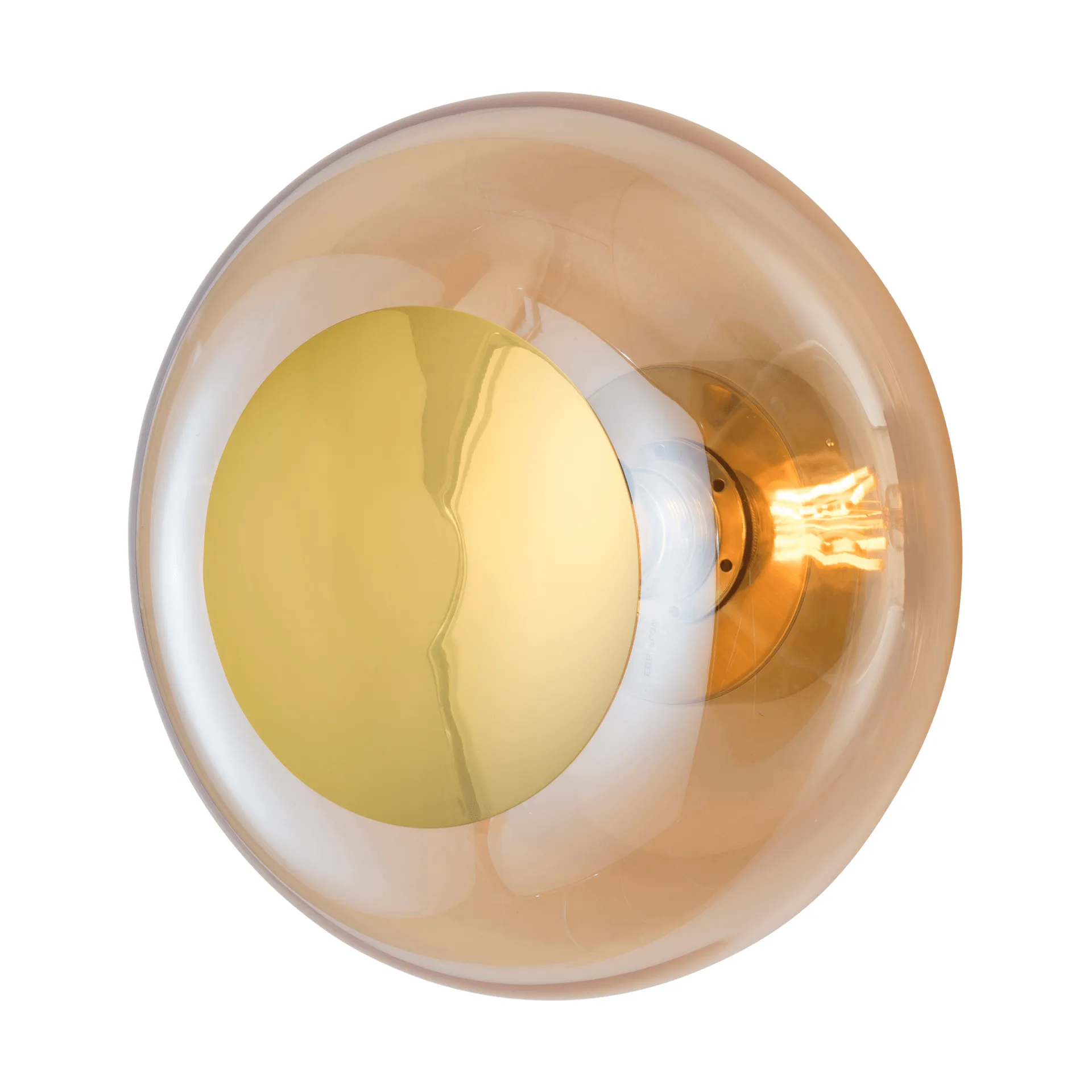 Horizon surface vegglampe, Golden smoke, Ø29 cm EBB & FLOW