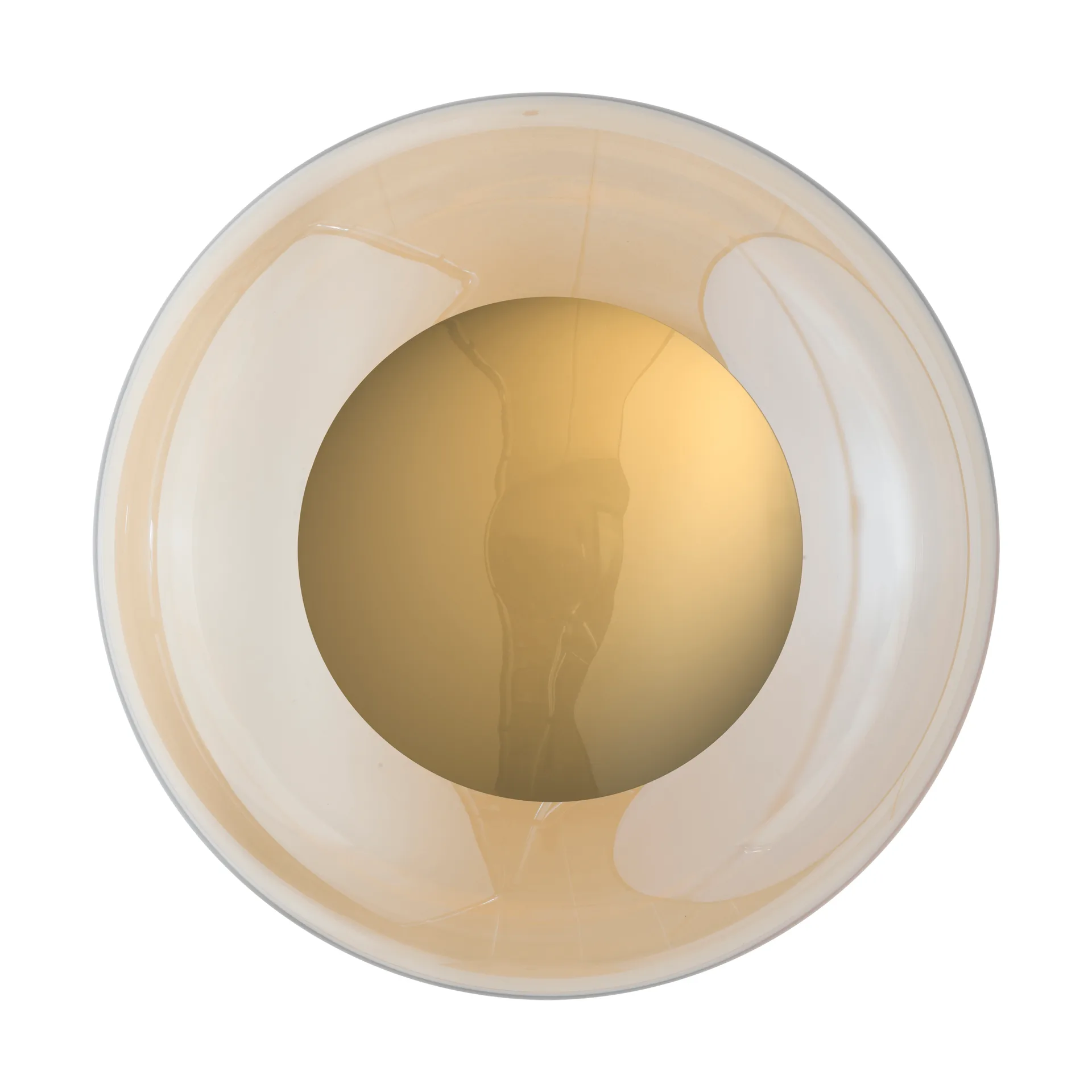 Horizon surface vegglampe, Golden smoke, Ø36 cm EBB & FLOW