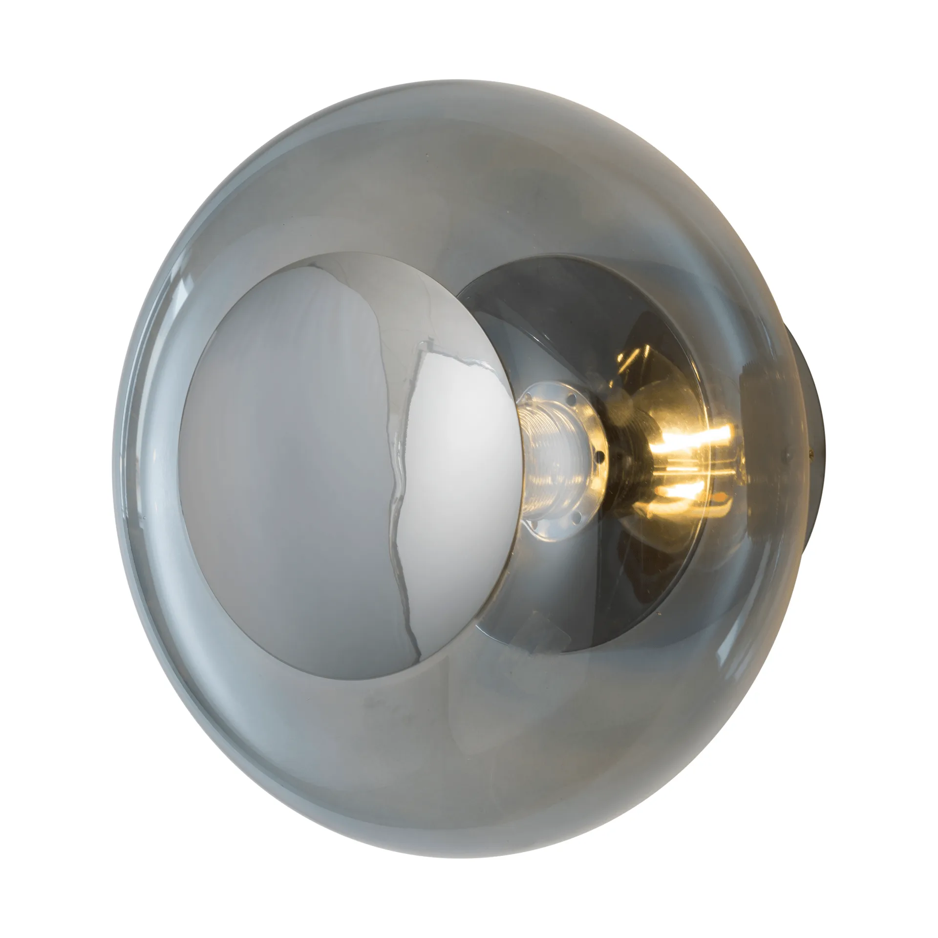 Horizon surface vegglampe, Smokey grey, Ø25 cm EBB & FLOW
