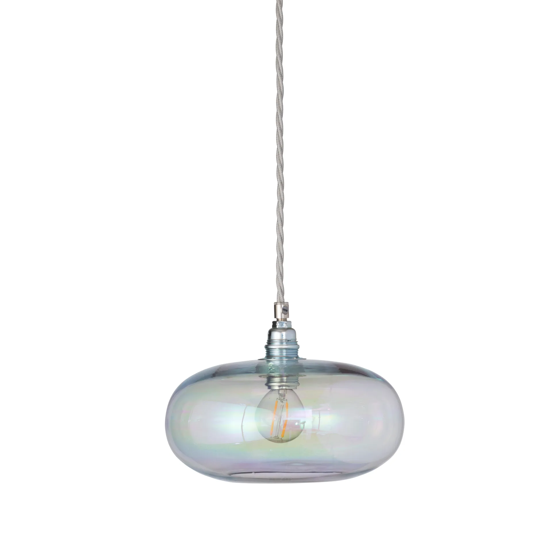 Horizon taklampe Ø 21 cm, Chameleon-silver EBB & FLOW