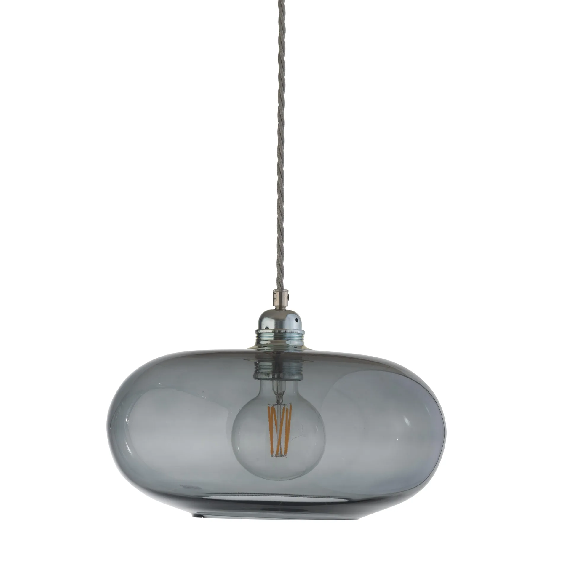 Horizon taklampe Ø 29 cm, Smokey grey EBB & FLOW