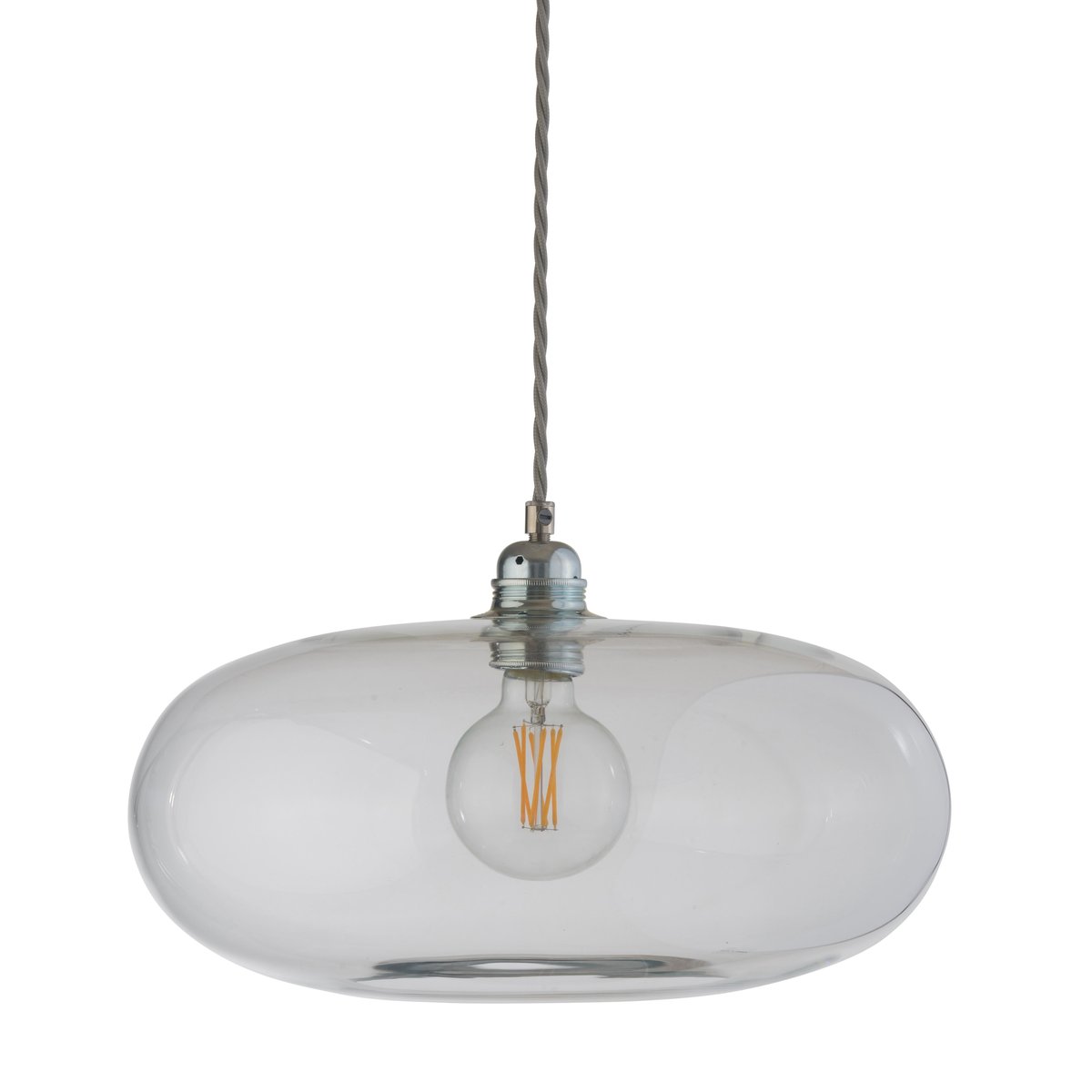 Bilde av EBB & FLOW Horizon taklampe Ø 36 cm Klar m. sølvledning