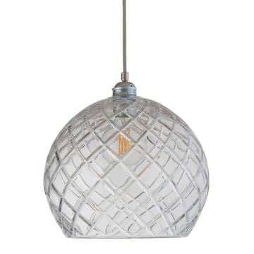 Rowan taklampe Chrystal Ø 28 cm - Medium check m. sølvledning - EBB & FLOW