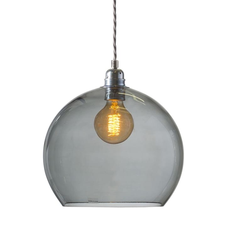 Rowan taklampe L, Ø 28 cm - smokey grey - EBB & FLOW