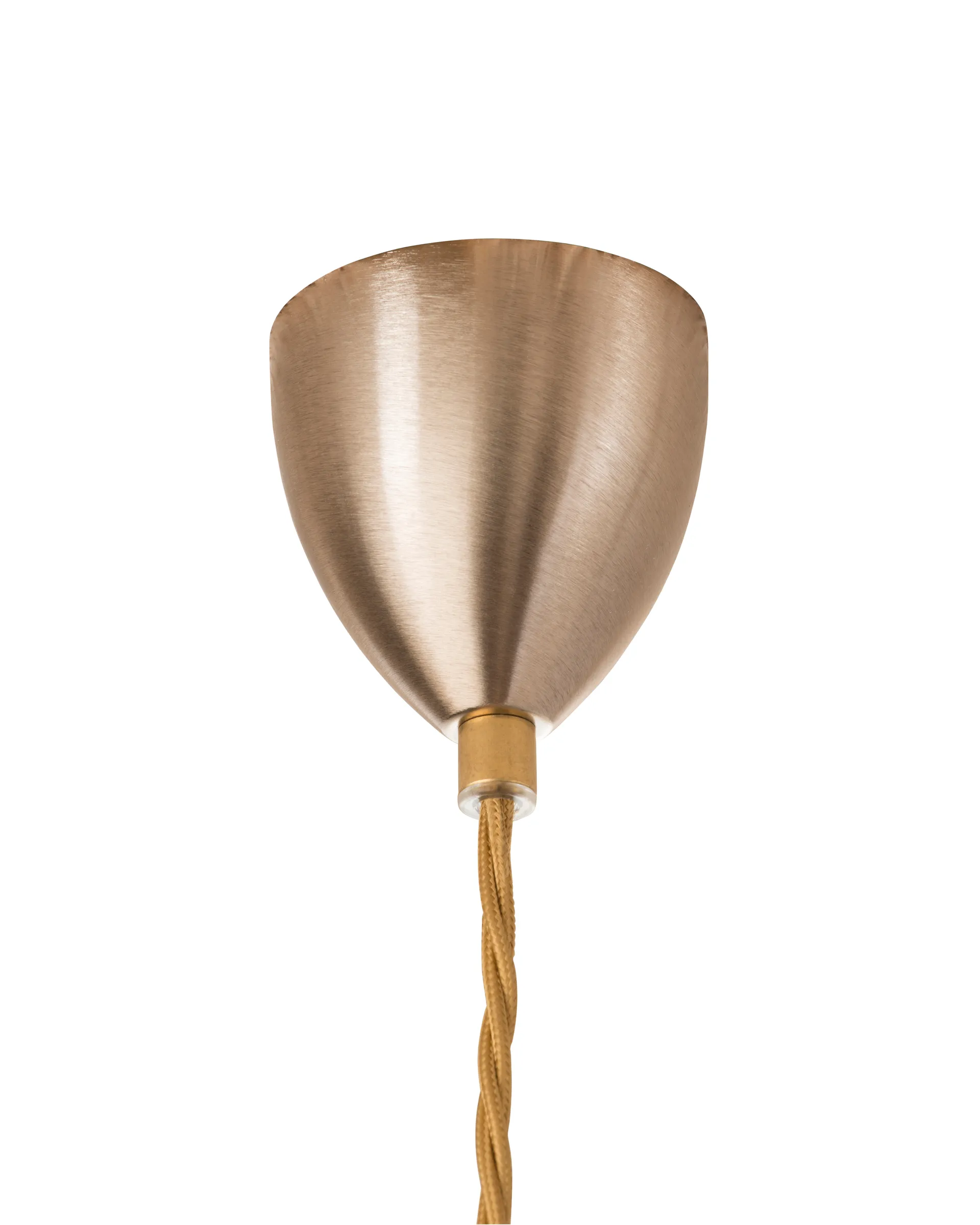 Rowan taklampe M, Ø 22 cm, chestnut brown EBB & FLOW