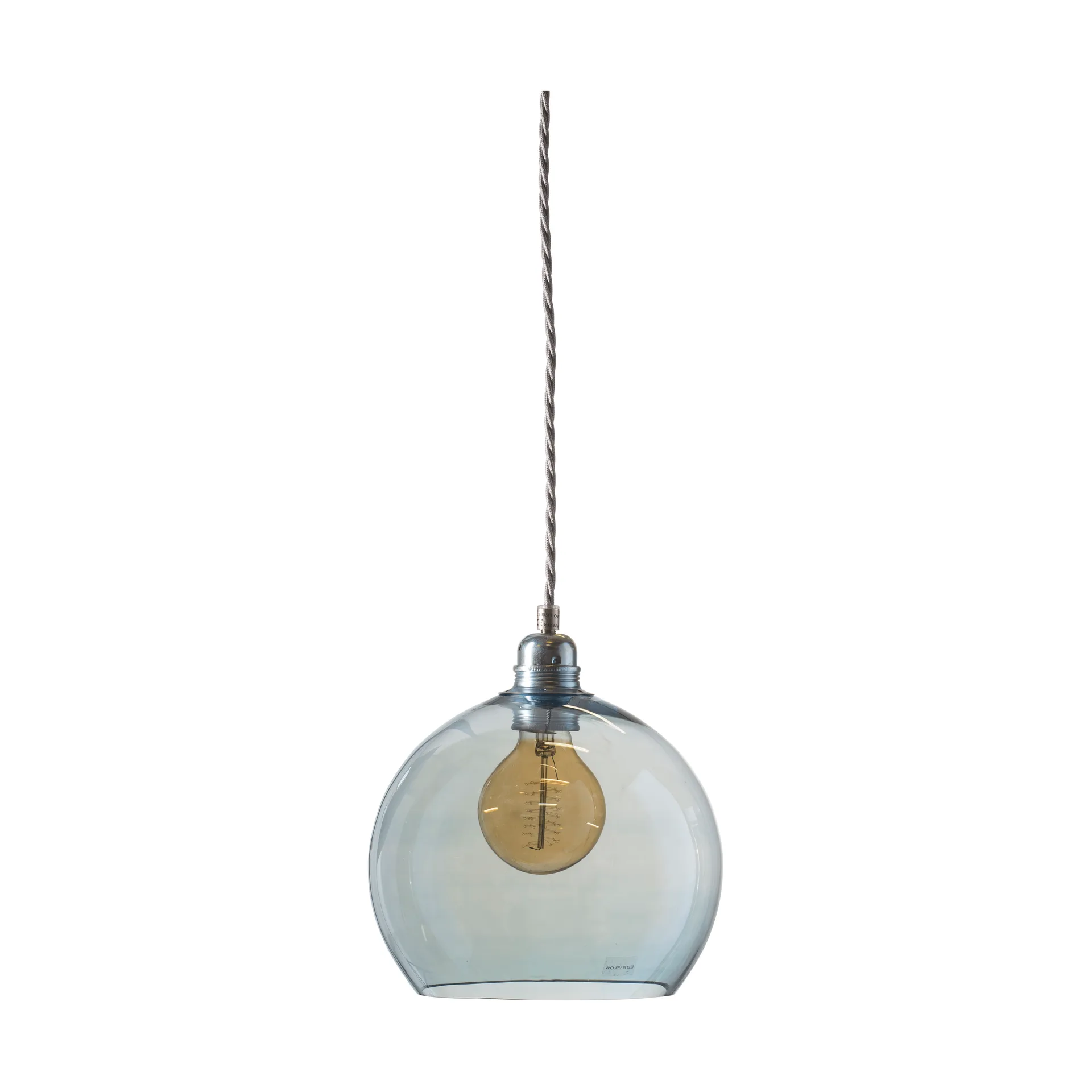 Rowan taklampe M, Ø 22 cm, Topaz blue EBB & FLOW